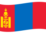 پرچم کشور مغولستان