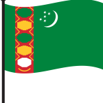 پرچم کشور ترکمنستان