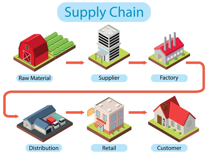 supply chain in logistics company
